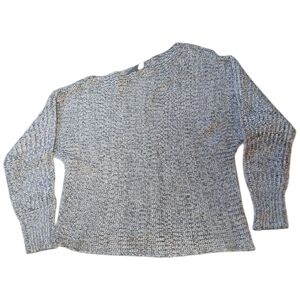 Sunday in Brooklyn‎ Off-the-Shoulder Gray Sweater Sz S